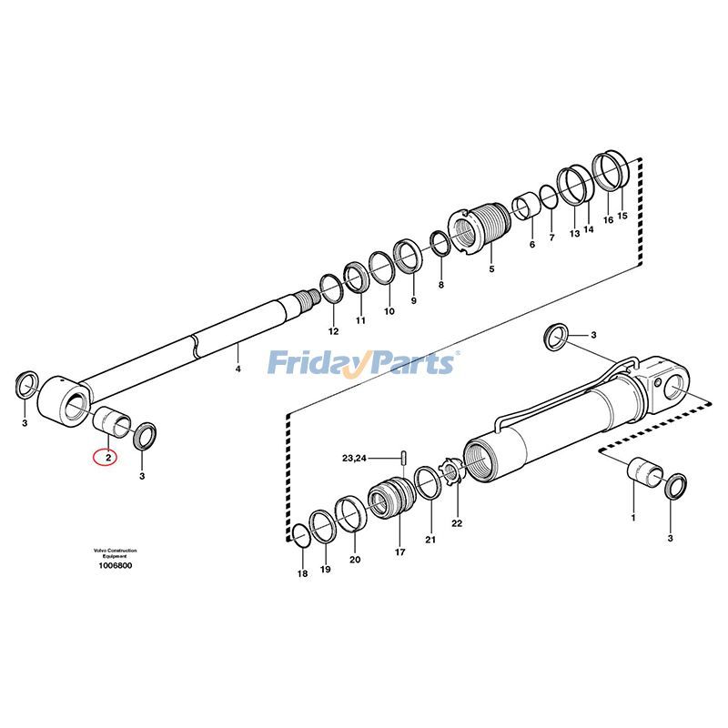 Hydraulic Cylinder Bushing for Excavator,Loader