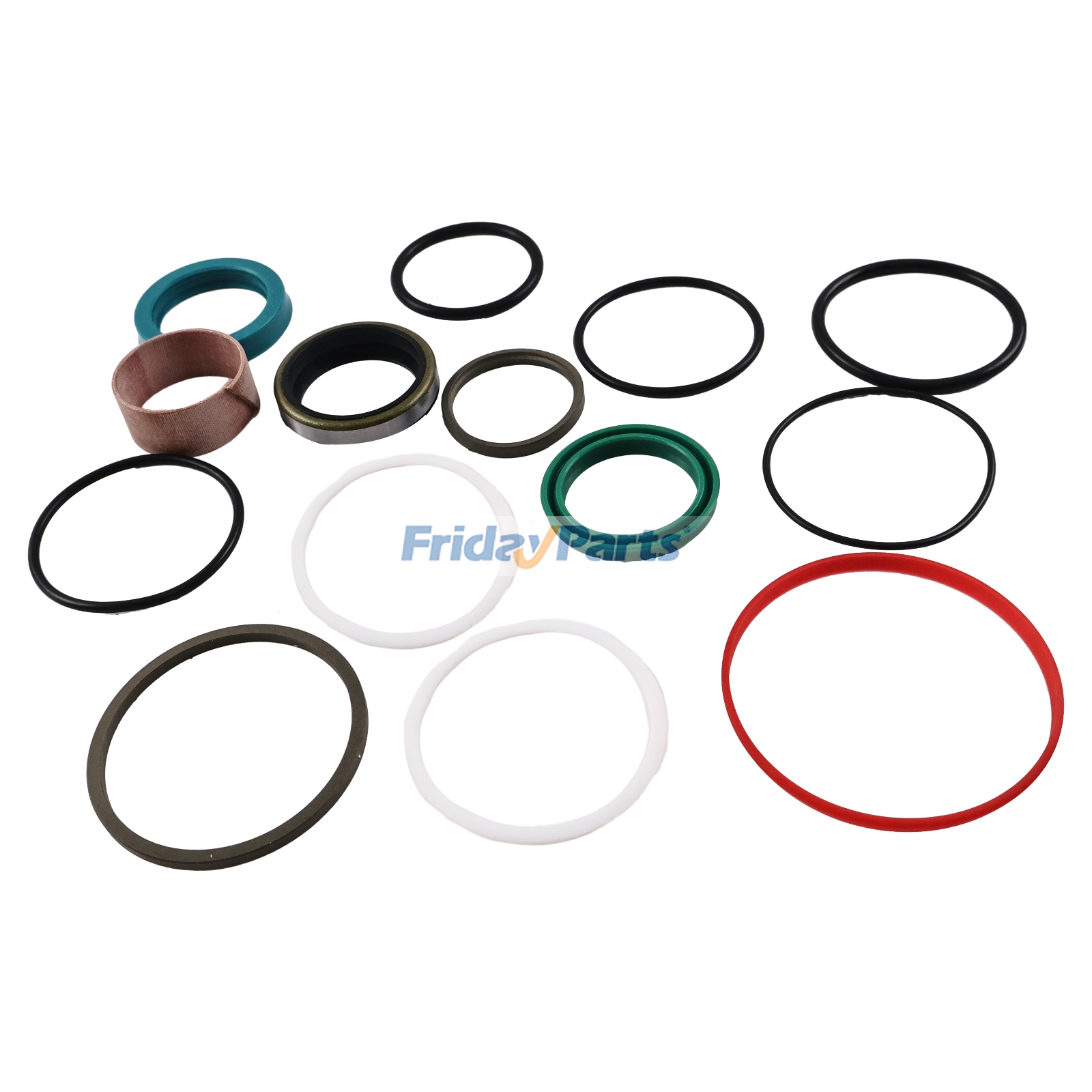 Kit di guarnizioni per cilindro idraulico della benna AH164325 e AH161589 per caricatore John Deere 521 522 541 542