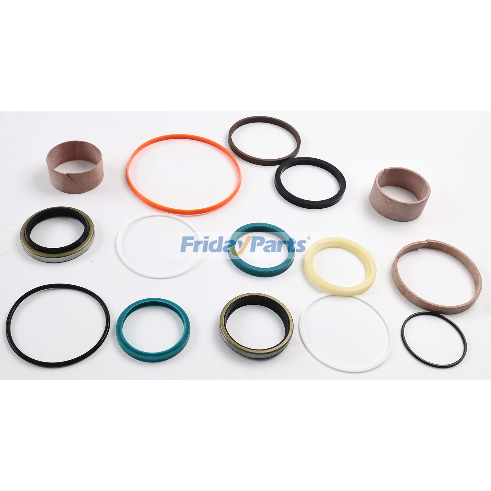 Hydraulikzylinder-Pleuelstangen- und Zylinderbohrungsdichtungssatz AHC16954 AHC22107 für John Deere Motoren 4045, 6068, 6090, 6135 und Lader 843, 310G, 310P, 310SG, 310SJ, 315SG, 315SJ, 320P, 410J, 710P, 710Kfür Für JOHN DEERE
