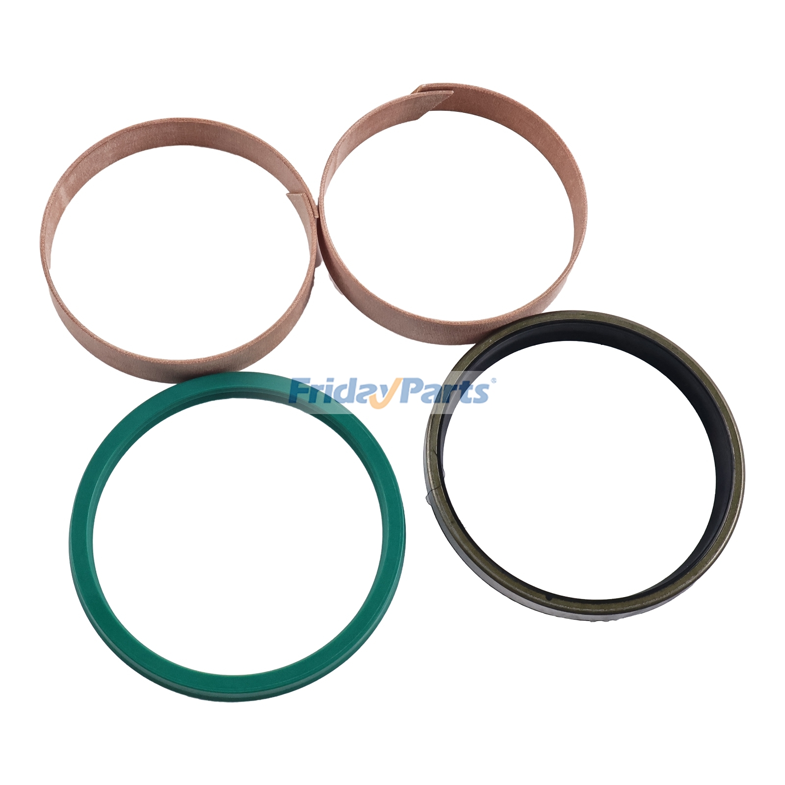 Hydraulic Cylinder Rod Seal Kit compatible with Engine,Harvester,Tractor