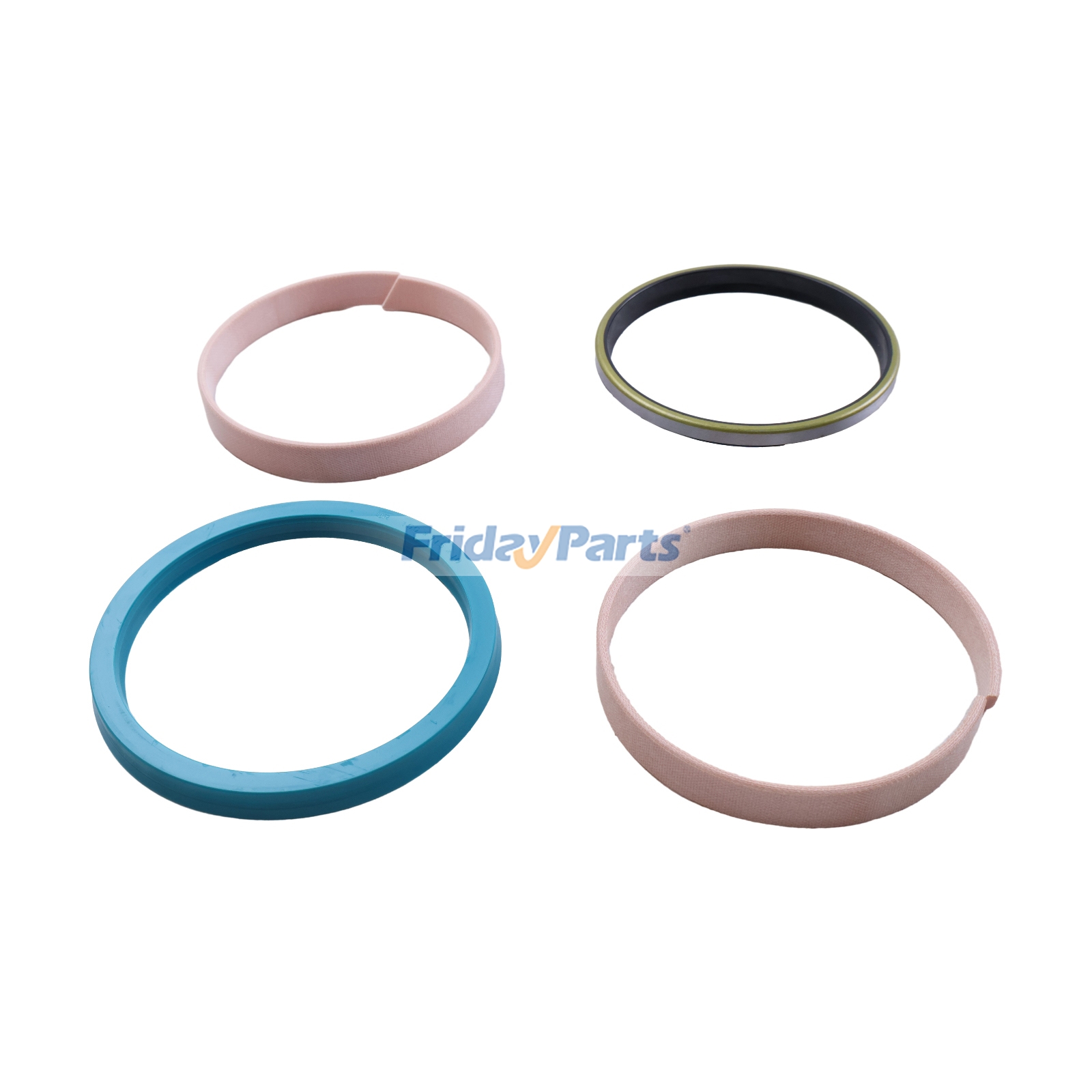 Hydraulic Cylinder Rod Seal Kit AH214615 for John Deere Engine 6068 6090 Tractor 2204 7630 7715 7720 7815 7820 7920 8130 8230 8430 2044M 7185J 7195J 7205J