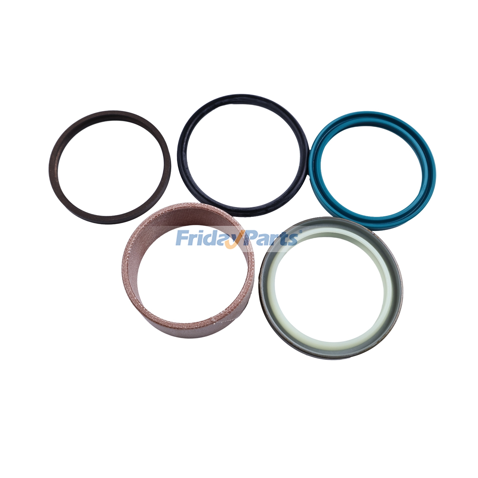 Hydraulikzylinder-Stangendichtungssatz AHC13278 für John Deere Motoren 4045 und 6068, Lader 310E, 310J, 310SJ, 315SL, 325J, 325K, Planierraupe 750C und 850C