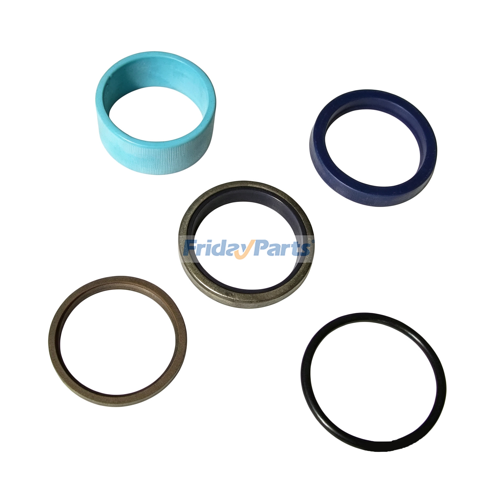Hydraulic Cylinder Rod Seal Kit RE20433 for John Deere Loader 640 740 210C 455G 544E 555G 624E 740A Bulldozer 450G 550G 650G Skidder 540A 540E 548E 648E