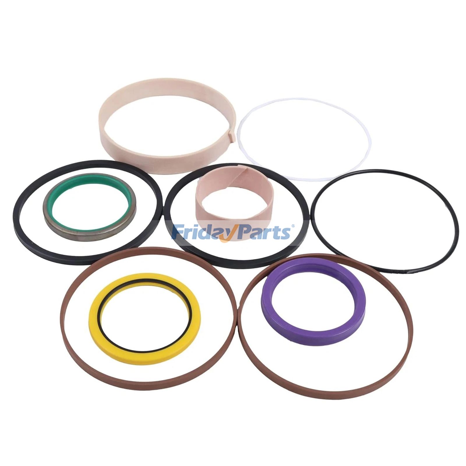 Hydraulikzylinder-Dichtungssatz 1542915C1 84154316 87780534 für CASE Radlader 580L 580K 580SK 580M 580SL 580SM 590 590SM 680L 40XT 95XT 1840 1845C