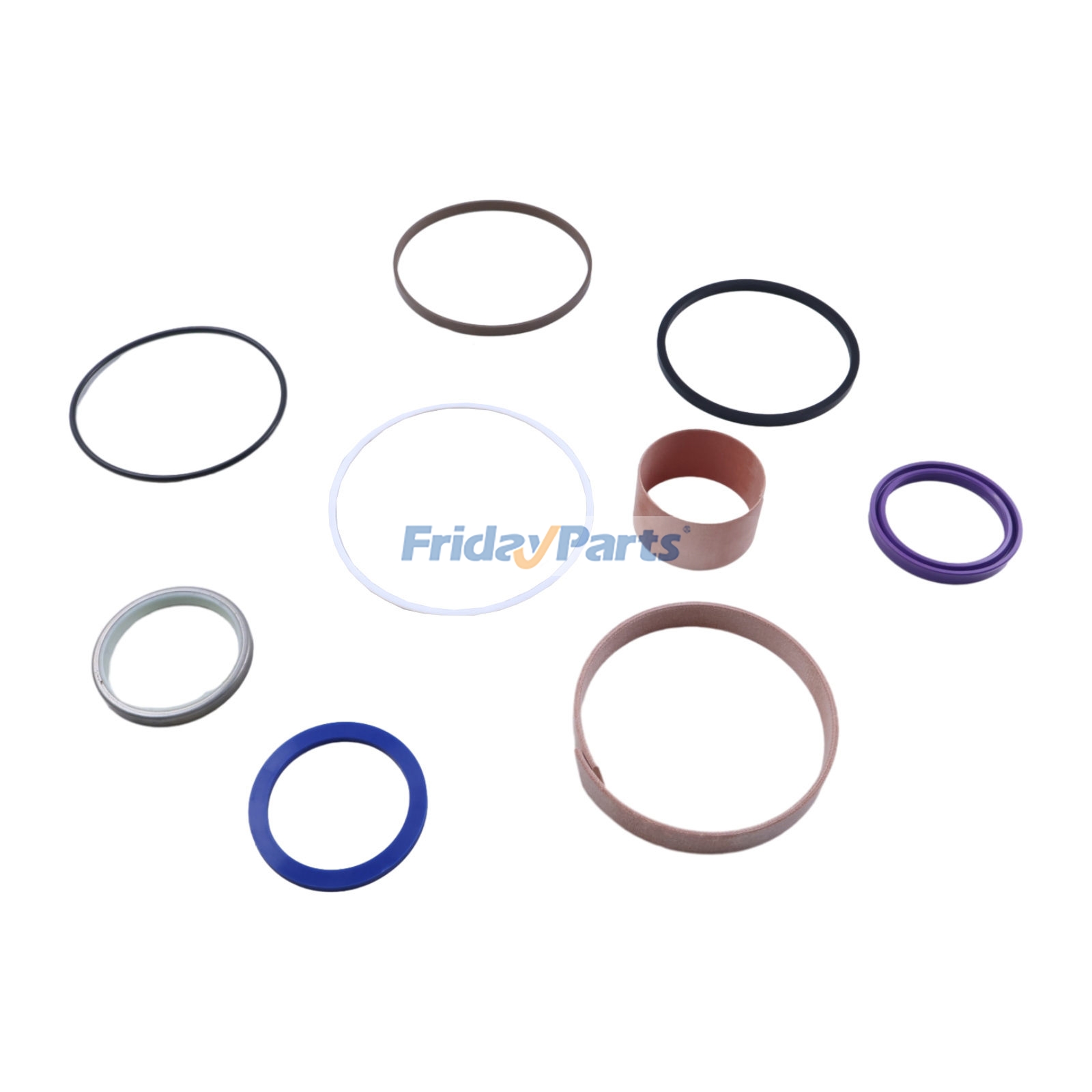 Kit de joints pour vérin hydraulique 1542915C1 84154316 87780534 pour chargeuses CASE 580L, 580K, 580SK, 580M, 580SL, 580SM, 590, 590SM, 680L, 40XT, 95XT, 1840 et 1845C