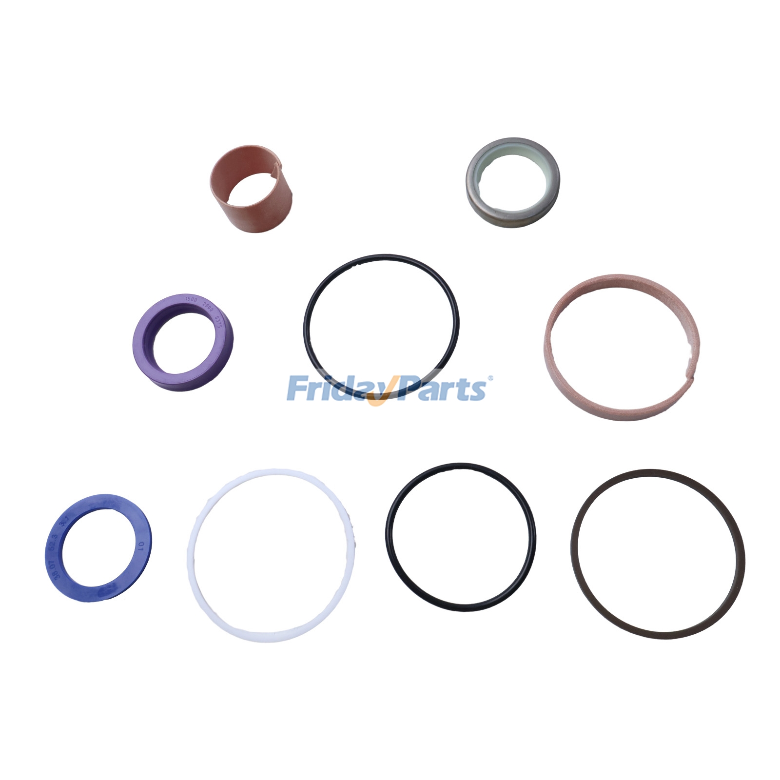 Kit de vedação do cilindro hidráulico 1543313C1 para carregadeiras CASE 1529, 1530, 1838, 1840 e 1845.