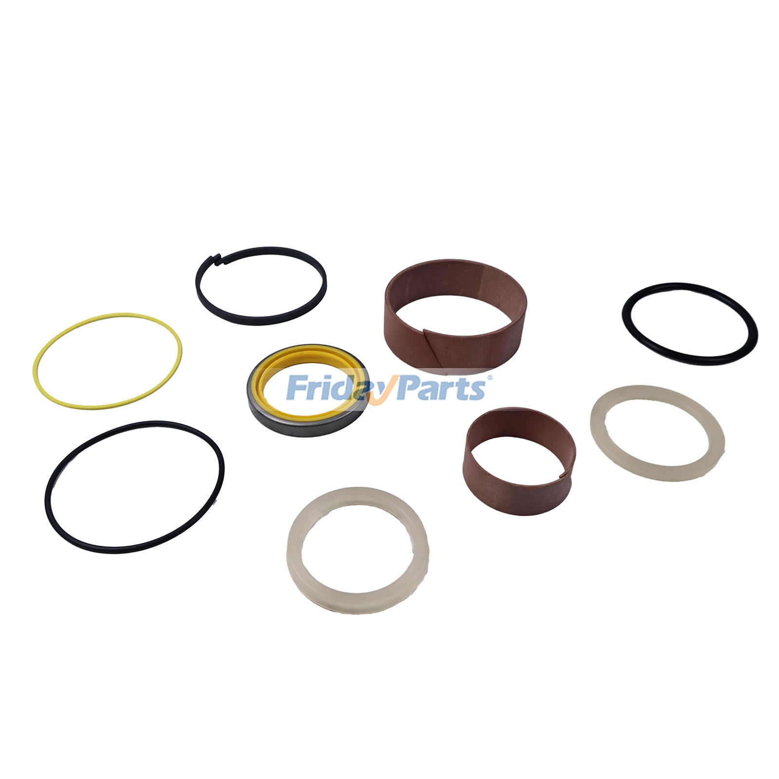 Kit de sello de cilindro hidráulico 229-2626 para motor Caterpillar CAT 3306 C-9 C9.3 Tractor D6R D6T D7H D7R de FridayParts