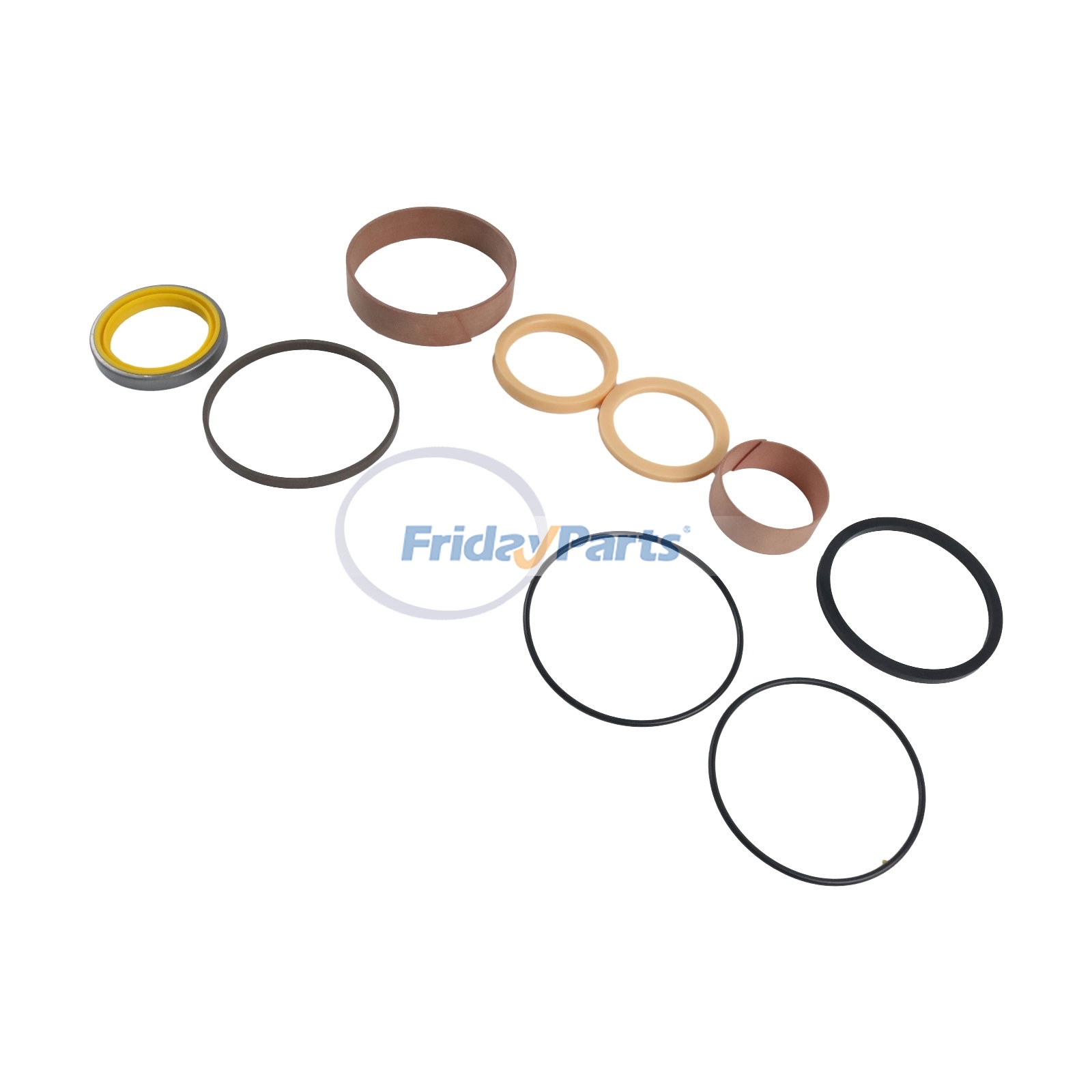 Hydraulic Cylinder Seal Kit 229-7194 for Caterpillar CAT Engine 3056E 3054C 3054B C6.6 Loader 416D 420D 424D 428D 432D 438D 442D 928HZ 930G 930H