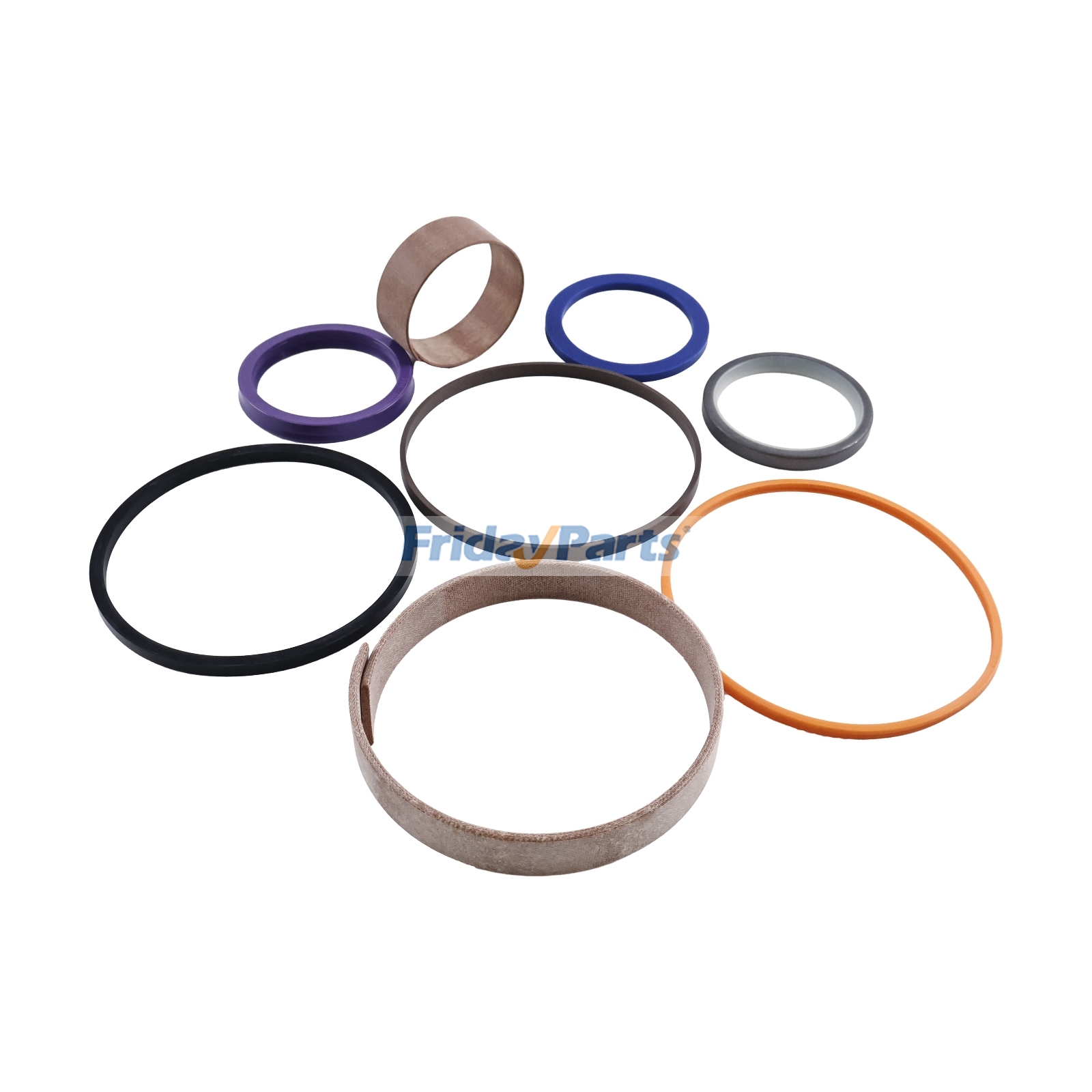 Hydraulic Cylinder Seal Kit 84154166 for New Holland Backhoe  Loader B100B B110C B90B B95B B95C