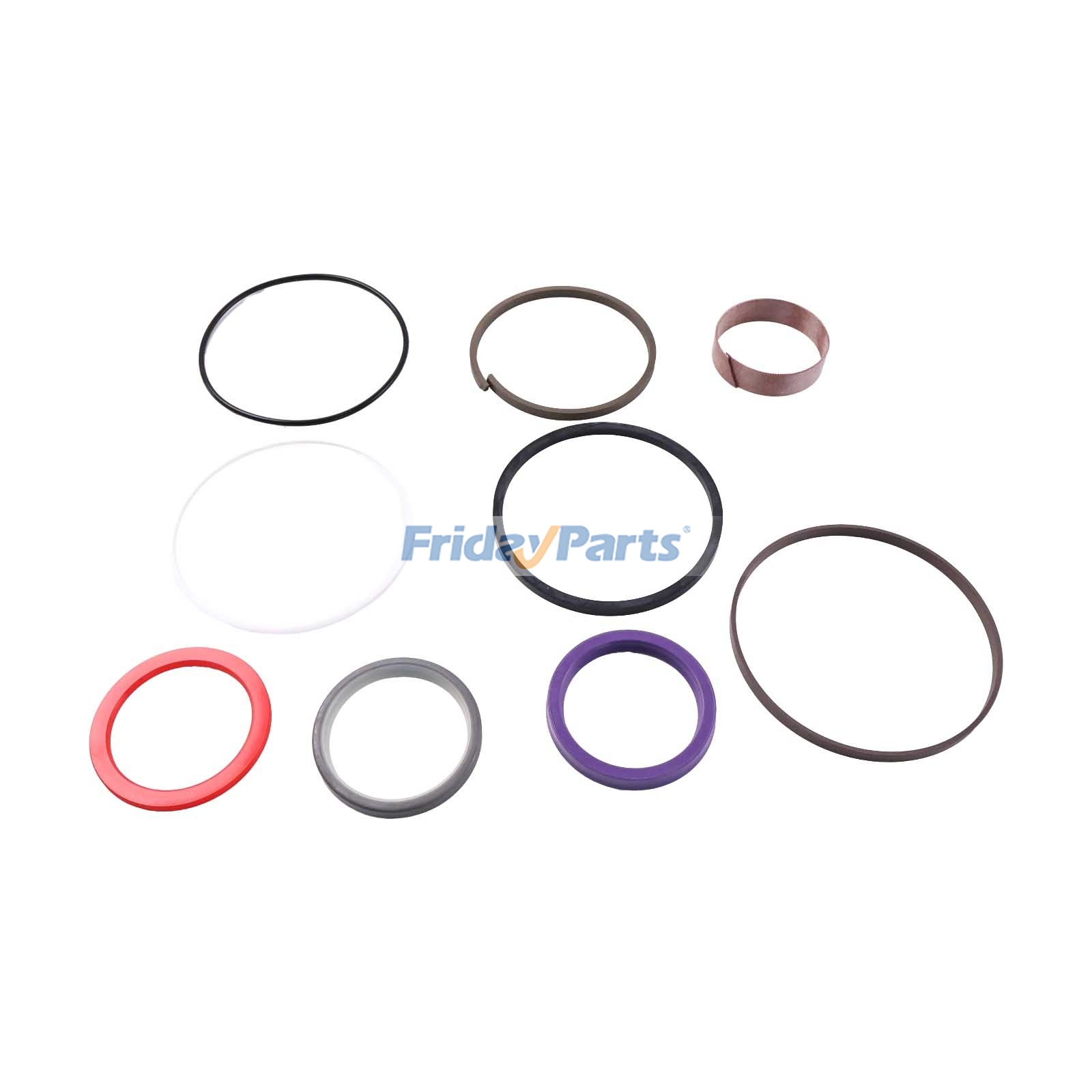 Hydraulic Cylinder Seal Kit 87312900 for New Holland Loader 555E 575E 655E 675E LB75