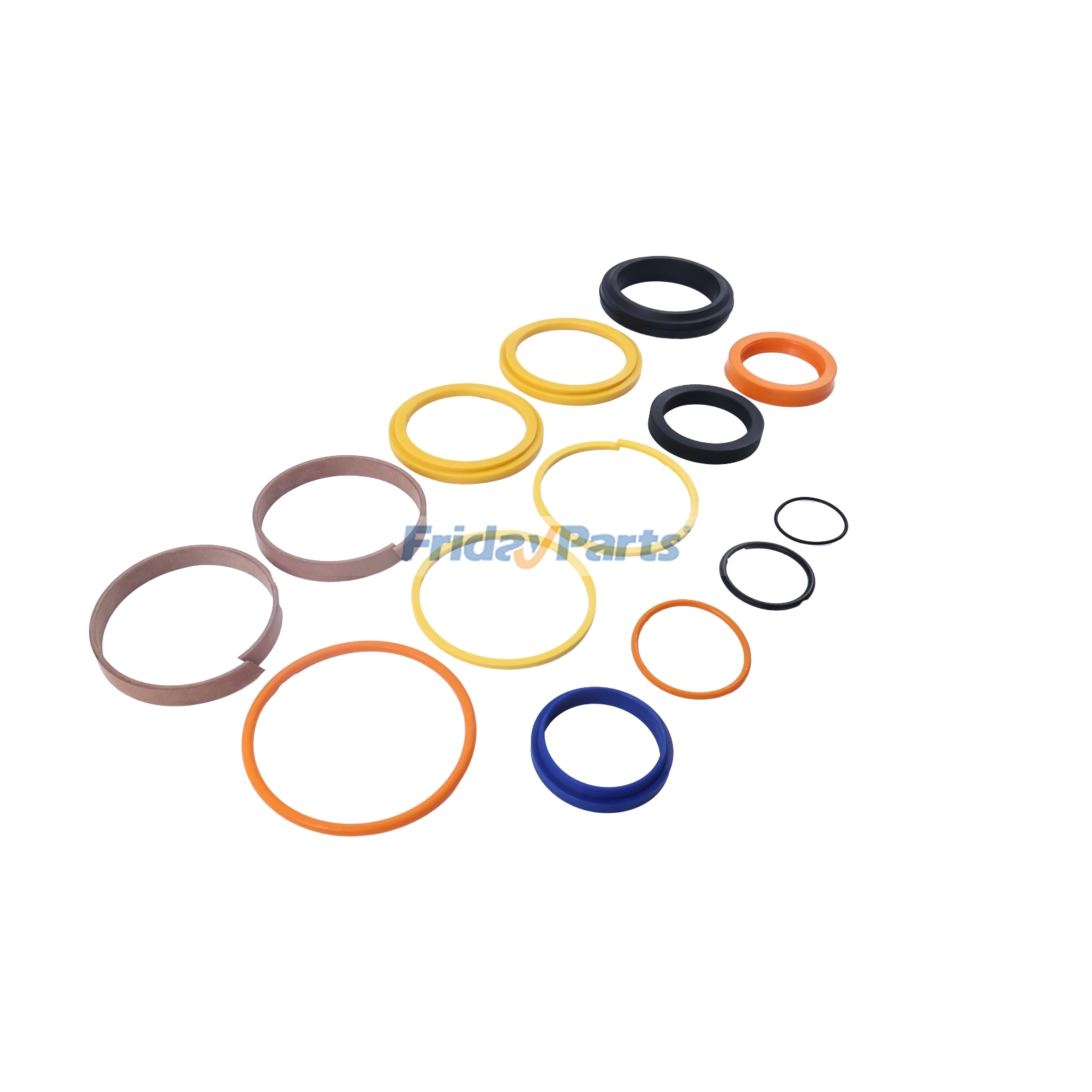 Kit de vedação de cilindro hidráulico 991/00127 para JCB 3D 214 215S 1400 1400B 1550 410 412 415 420 425 430 817 FridayParts