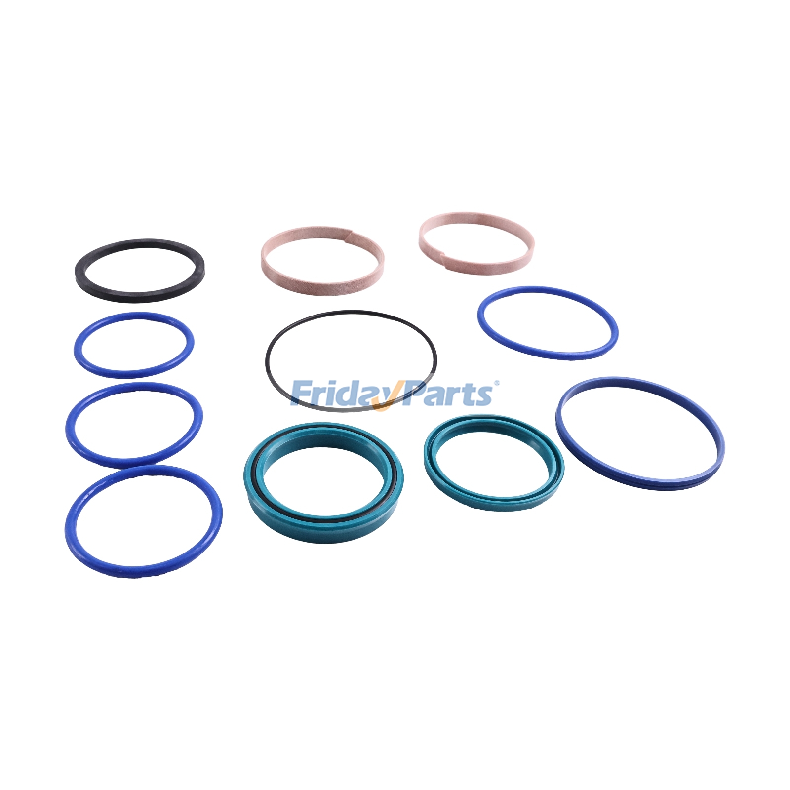 Kit de juntas para cilindro hidráulico 991/00147 JCB Excavadora JS130 JS200 JS220 JS145W Cargadora 214SM-4 214-2 4CX 3CX Manipulador telescópico 505-19FM 530-120