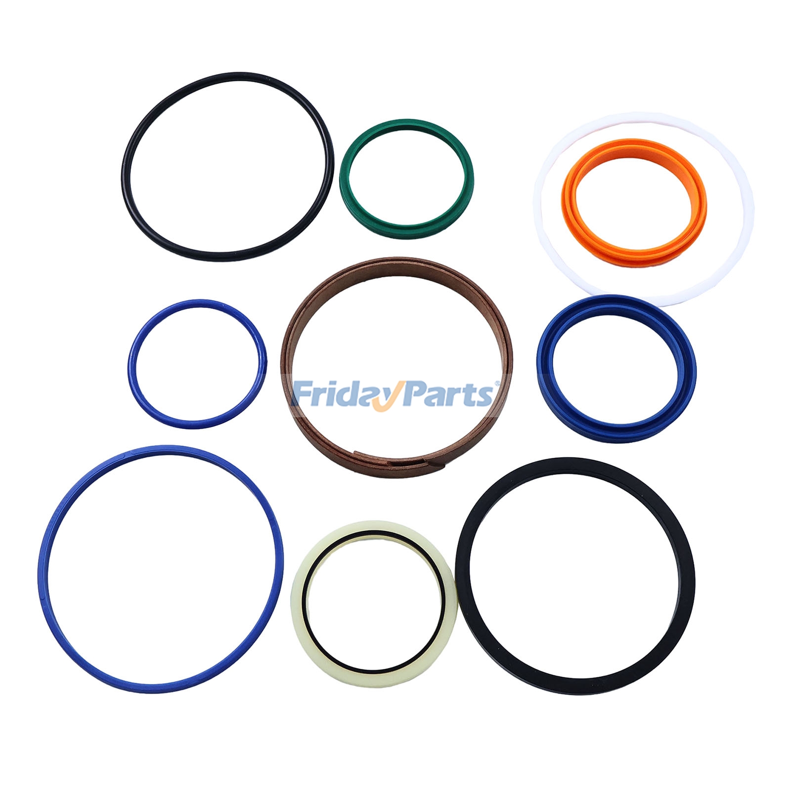 Carregadora  Para JCB - Kit de vedação de cilindro hidráulico 991/20025 para retroescavadeira JCB 1400B 1550B 1600B 1700B 214 215 216 217 3C 3CX 3D