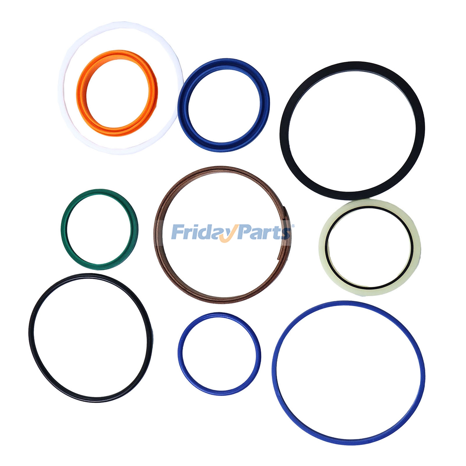 Kit de vedação de cilindro hidráulico 991/20025 para retroescavadeira JCB 1400B 1550B 1600B 1700B 214 215 216 217 3C 3CX 3D FridayParts