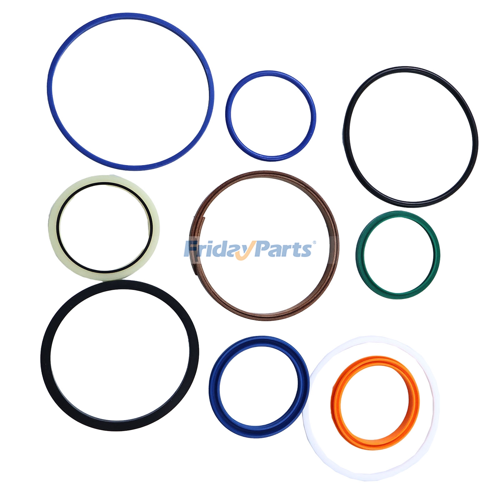 Kit de vedação de cilindro hidráulico 991/20025 para retroescavadeira JCB 1400B 1550B 1600B 1700B 214 215 216 217 3C 3CX 3D