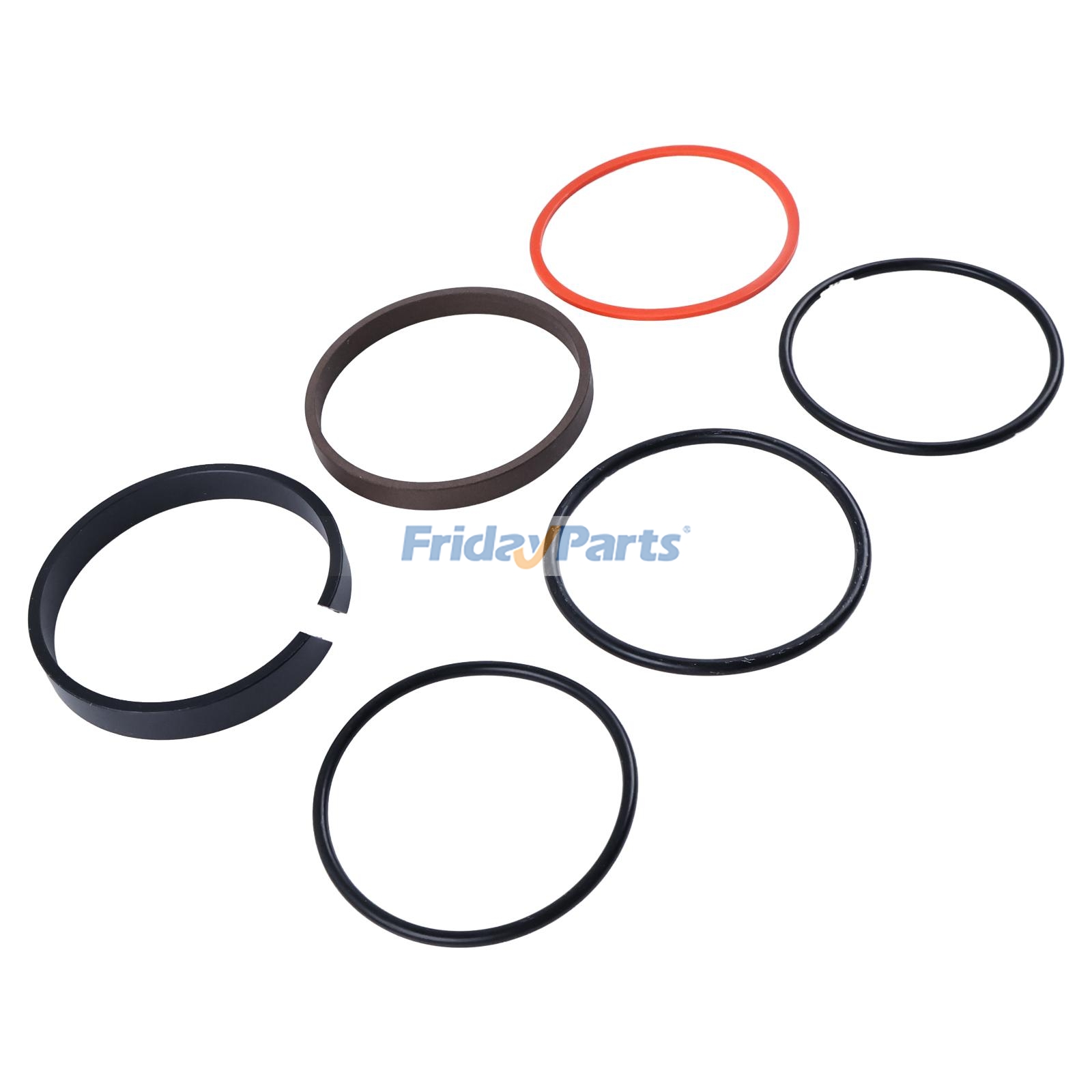 Kit de vedação de cilindro hidráulico AH212089 para carregadeira John Deere 148 168 210C 310D 315CH 410E 435 624H 650G 515B 550G FridayParts
