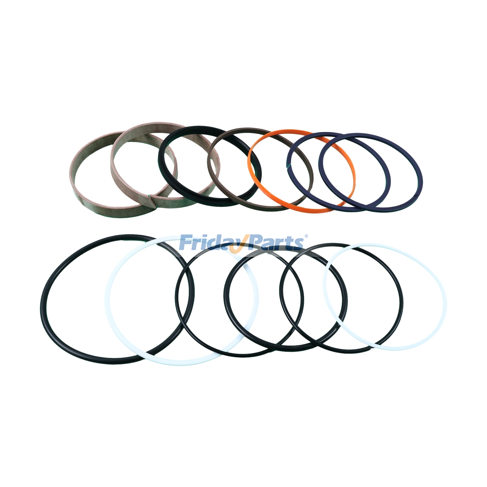 Hydraulic Cylinder Seal Kit compatible with Dozer,Engine,Loader,Motor Grader,Off-Road Truck,Skidder