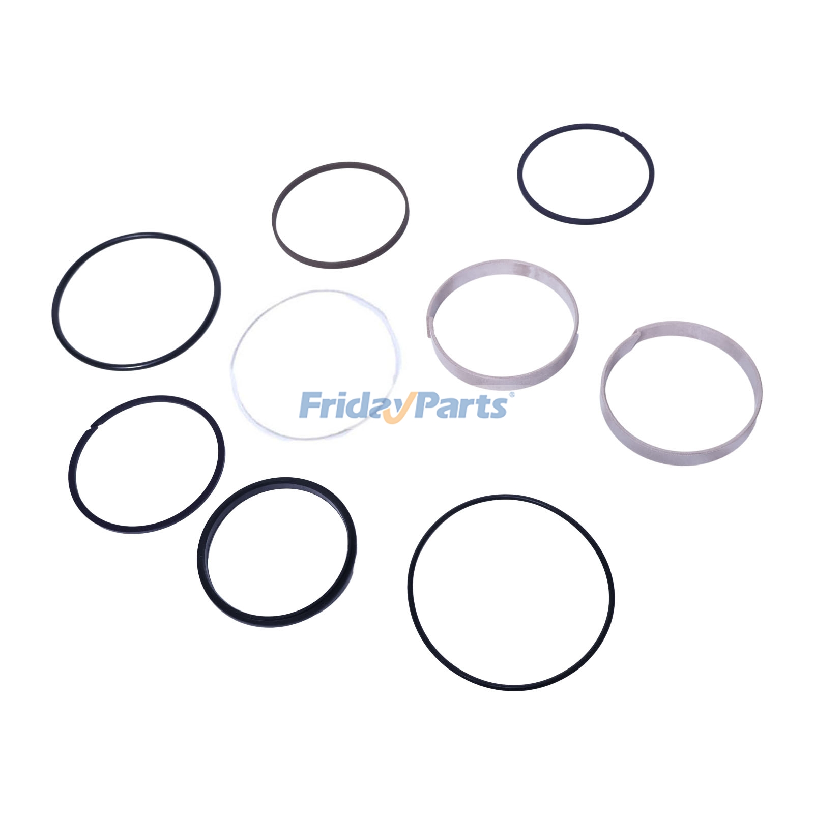 Hydraulic Cylinder Seal Kit AH212585 for John Deere Engine 4045 6068 6081 6136 Loader 310E 310G 310J 310K 310K EP 310L 310L EP 310SE 310SG 315SE 315SG 350D