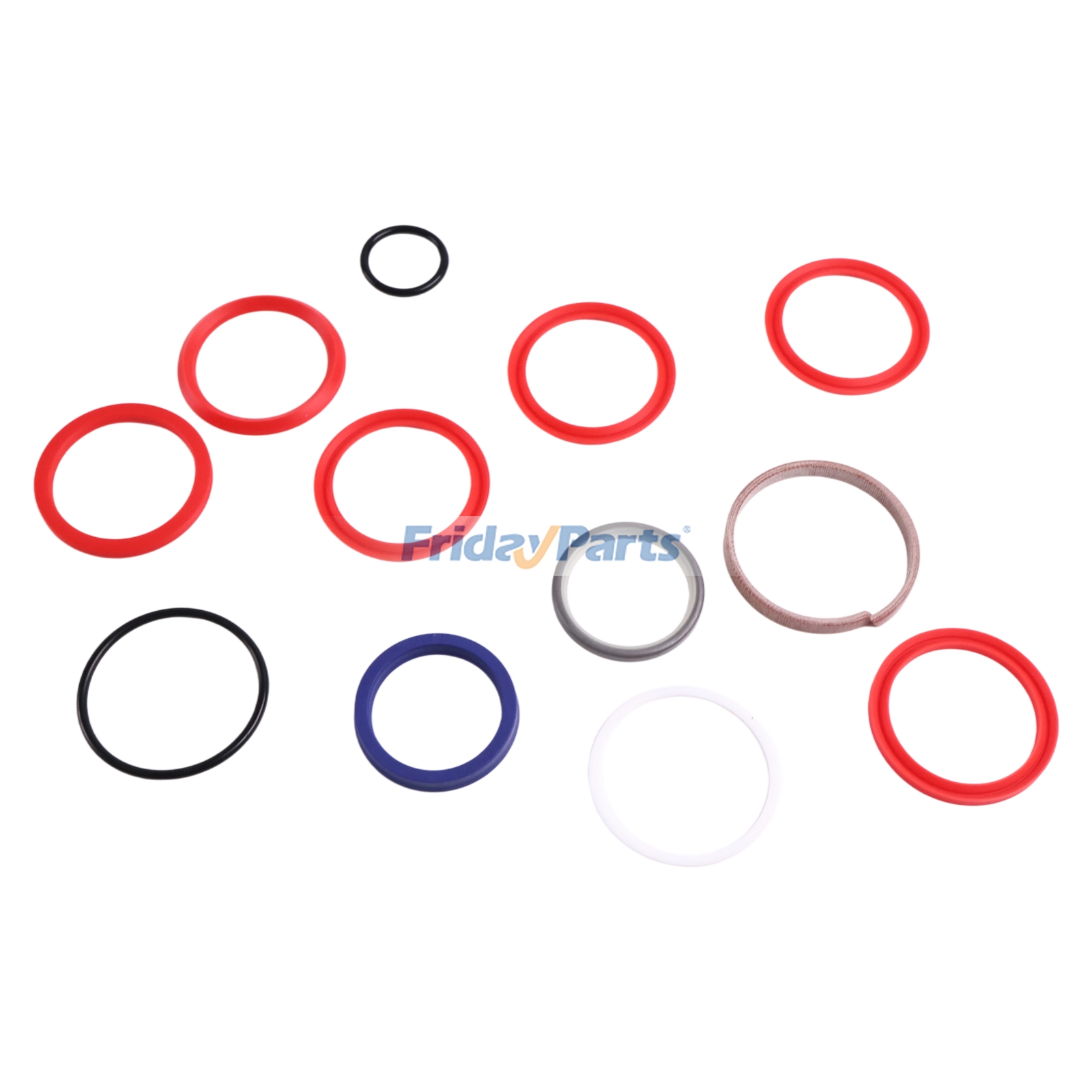 Kit de vedação do cilindro hidráulico AW15058 para carregadeira John Deere 148 158 168 FridayParts