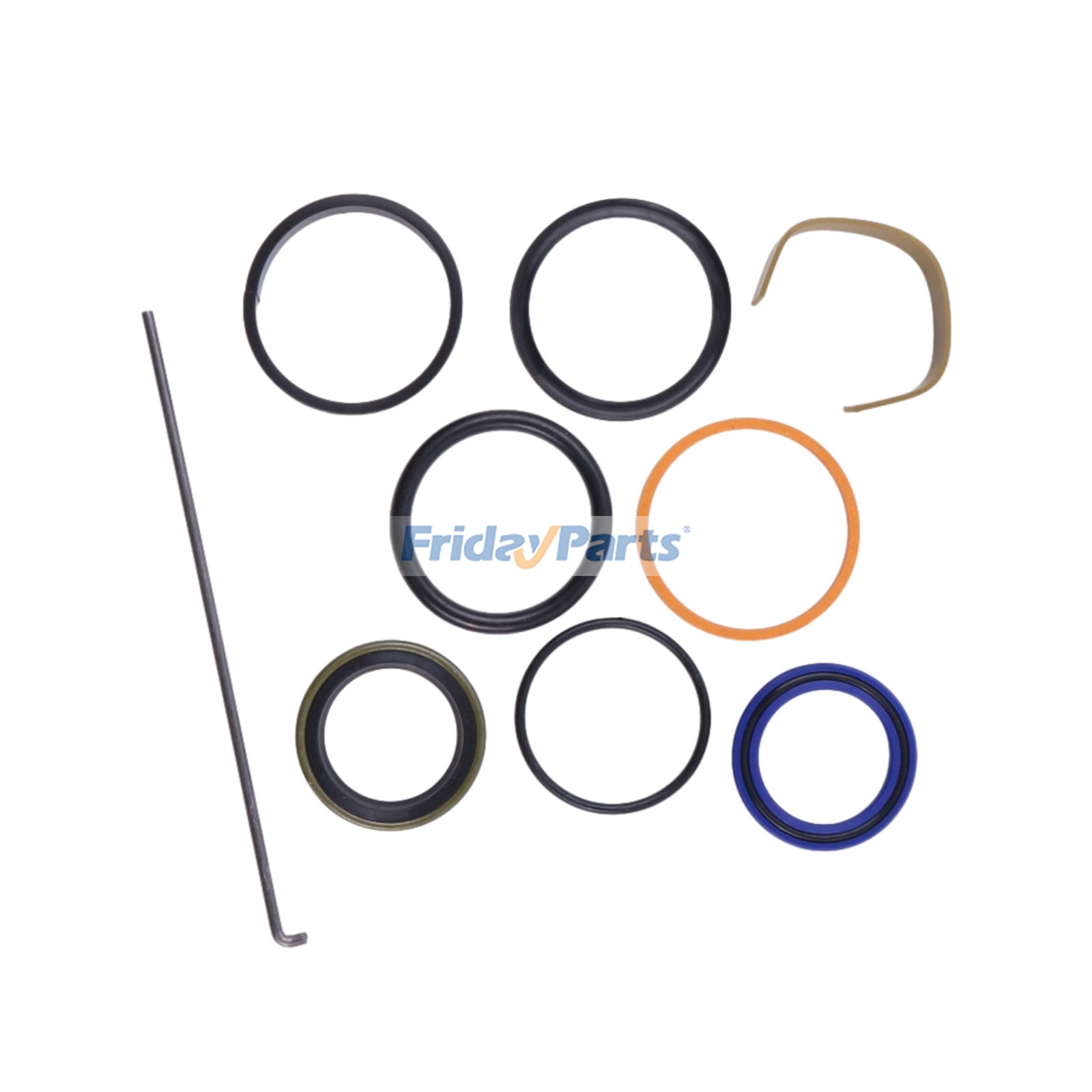 Kit de sellos de cilindro hidráulico SML41555 para tractores New Holland 910GH, 920GH, 757C, 33LA, 930GH, 620TL, 758C y 940GH, 7310