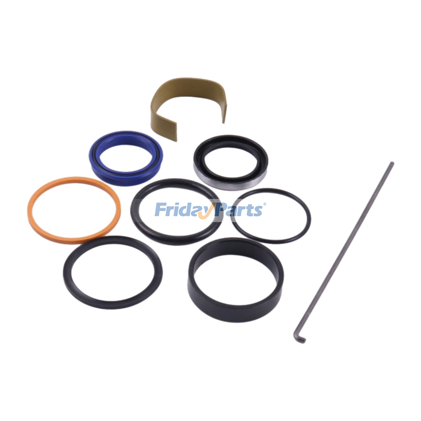 Kit de sellos de cilindro hidráulico SML41555 para tractores New Holland 910GH, 920GH, 757C, 33LA, 930GH, 620TL, 758C y 940GH, 7310 de FridayParts