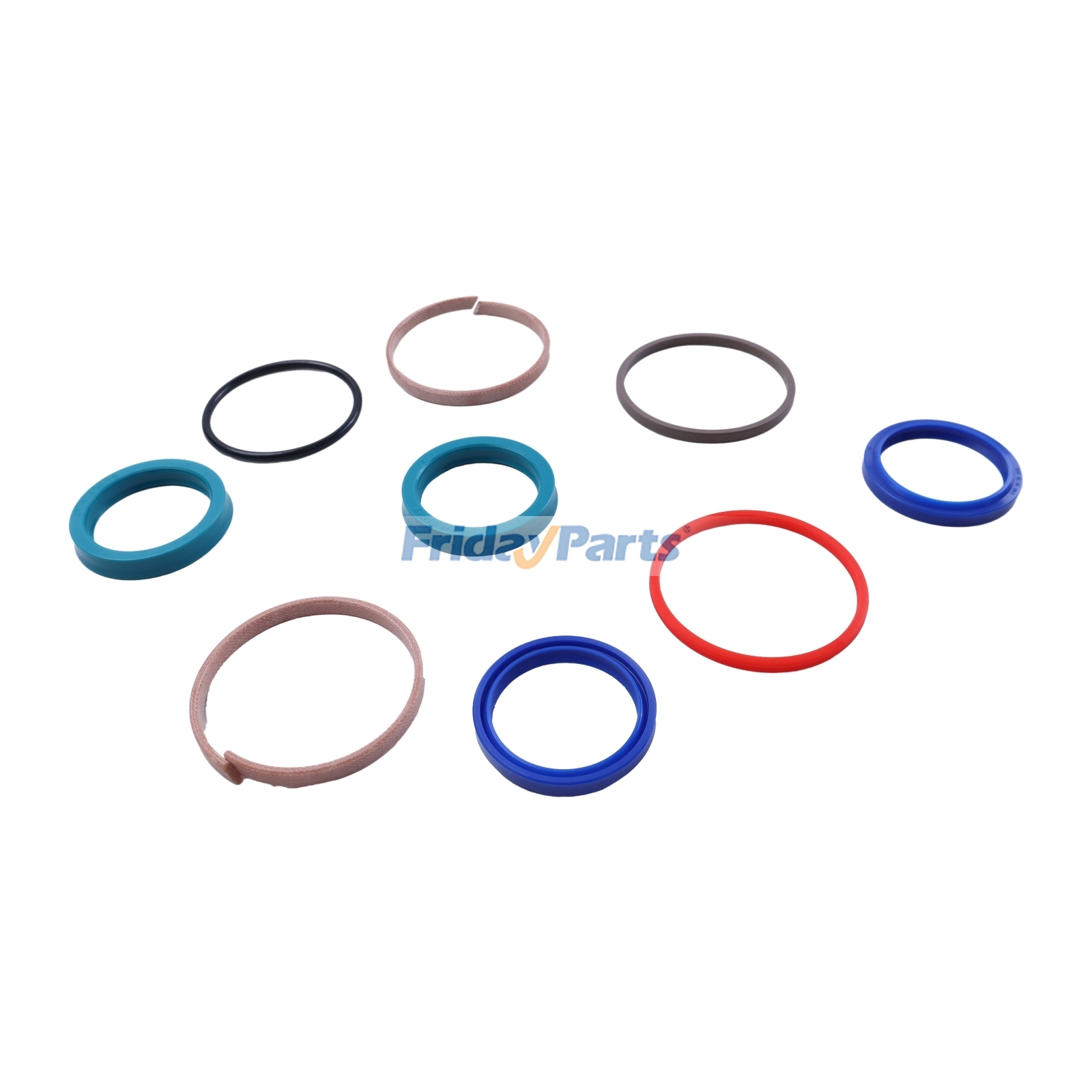 Kit de sello de cilindro hidráulico T218502 para motor John Deere 4045HT072 4045HT073 4045HT082 Cargador 210K 210L 310L 325K