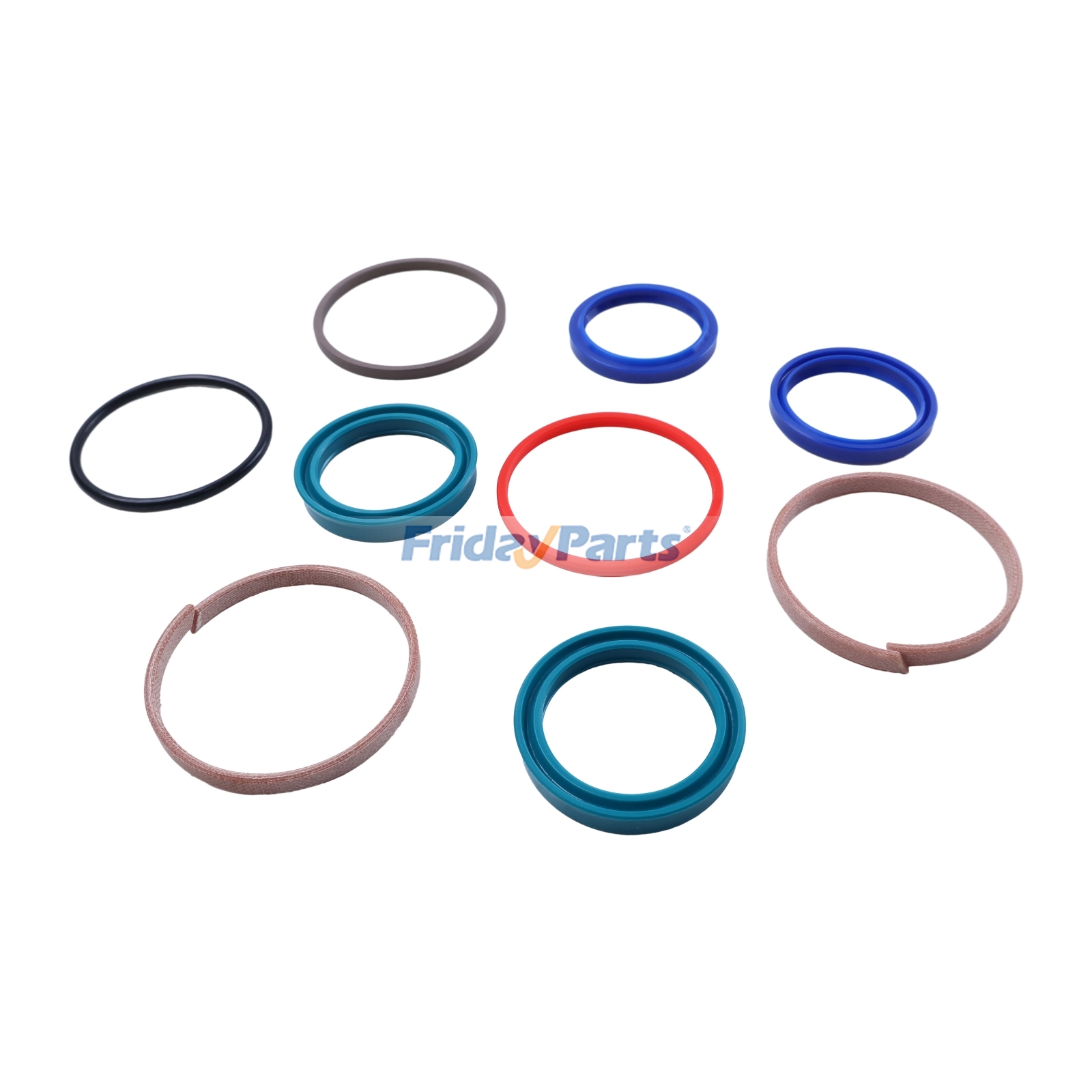 Hydraulikzylinder-Dichtungssatz T218502 für John Deere-Motor 4045HT072 4045HT073 4045HT082 Lader 210K 210L 310L 325K