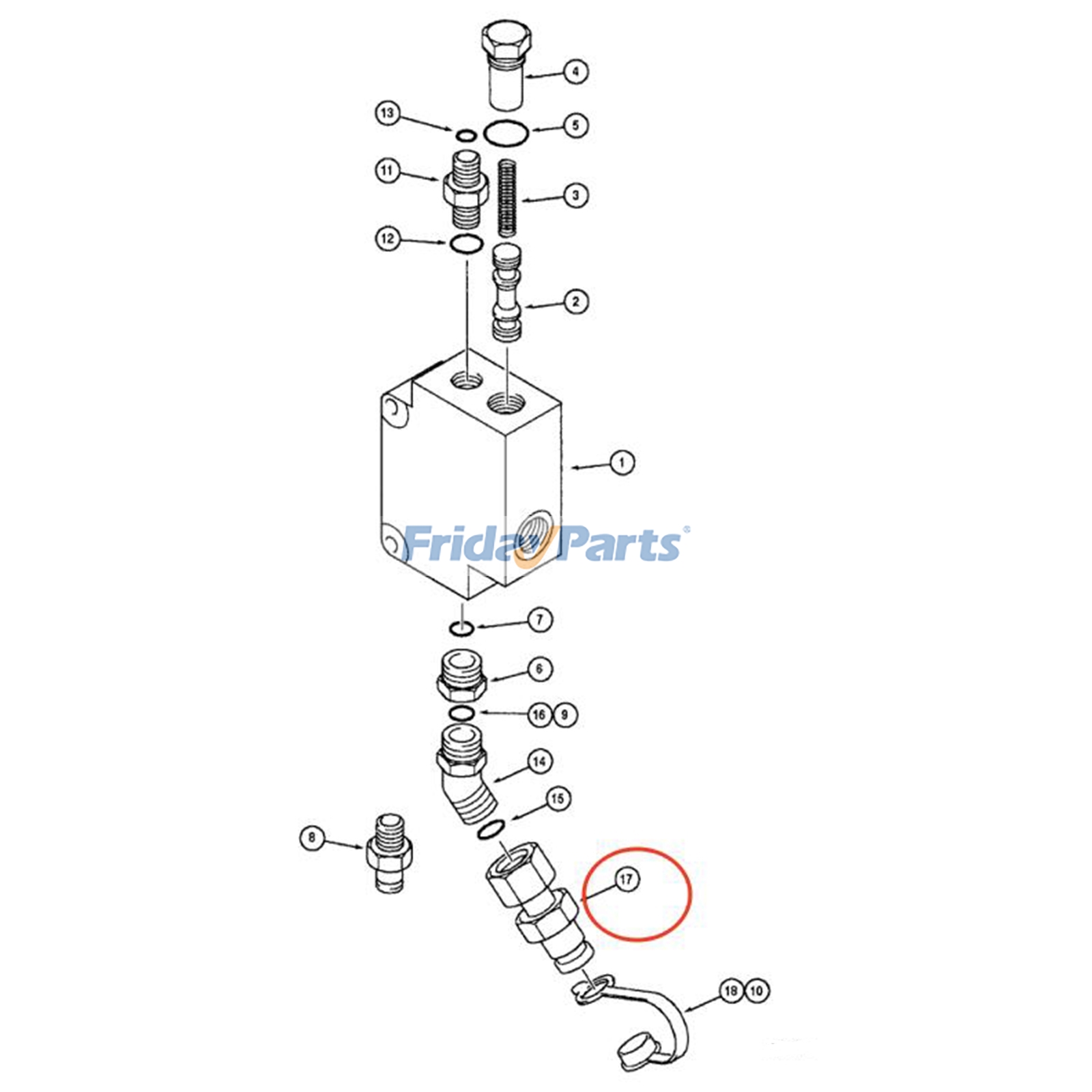 Hydraulic Diagnostic Coupler for Harvester,Loader,Tractor