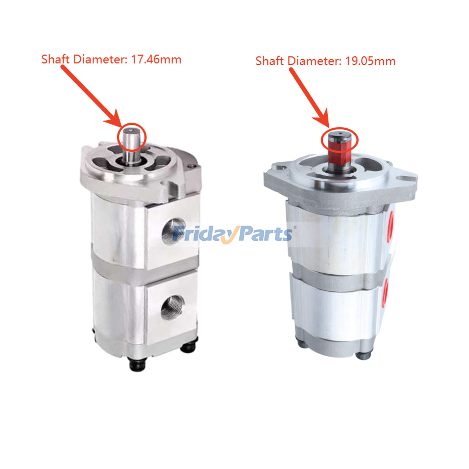エクスカベーター,フォークリフト,ローダー 油圧ダブルギアポンプ