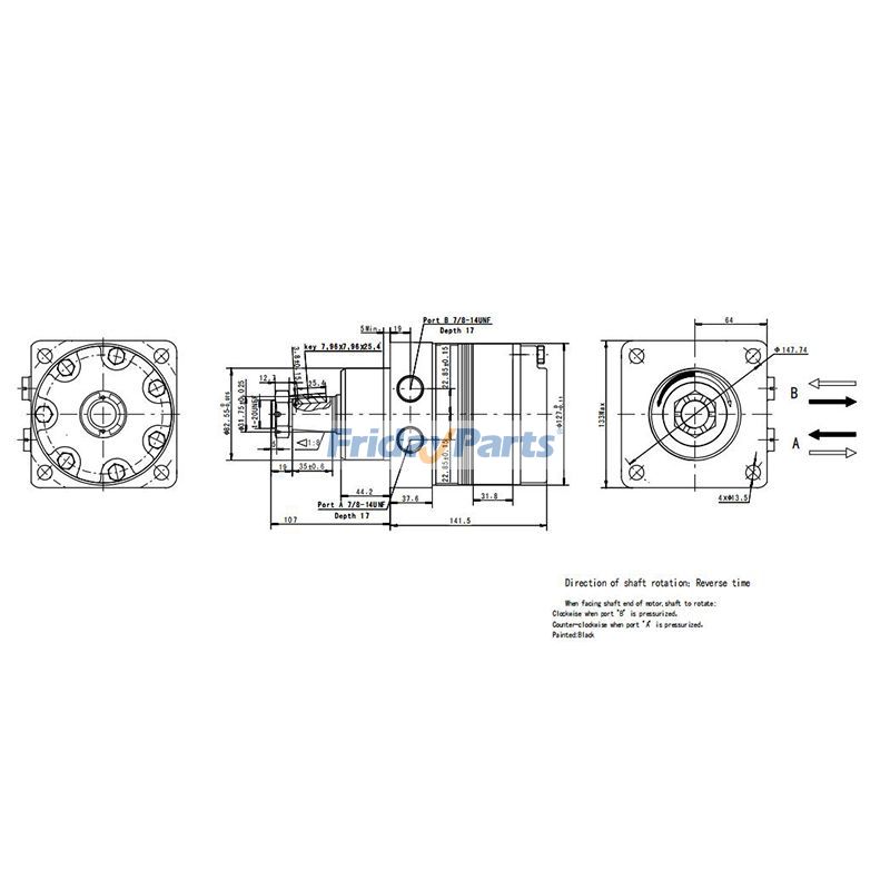 Hydraulic Drive Motor in Stock in China,USA