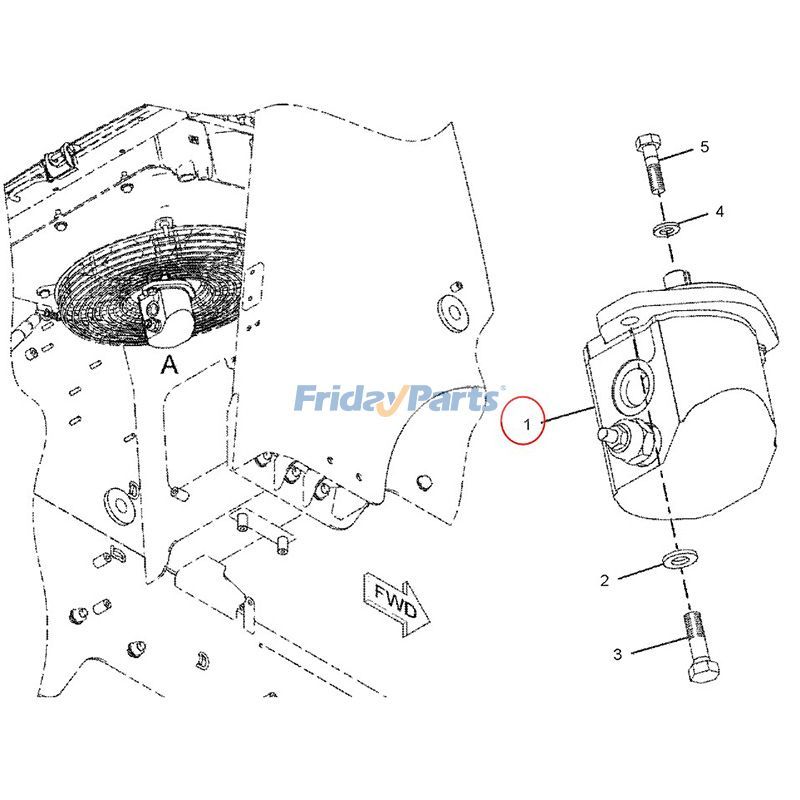 Hydraulic Fan Motor for Engine,Loader