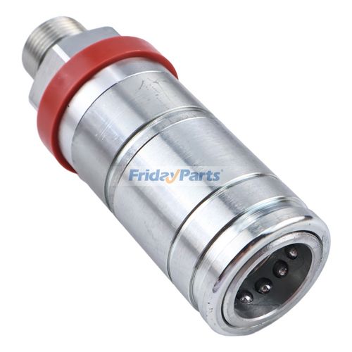 Raccord Rapide Femelle Hydraulique AL166181 Compatible Tracteurs John Deere - Filetage M22 X 1.5