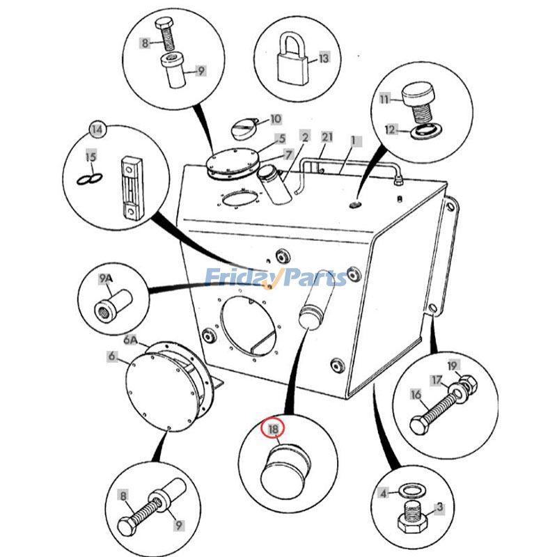 FridayParts Hydraulikfilter