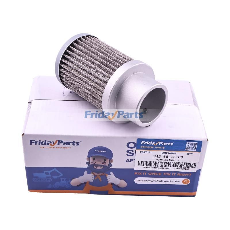 Hydraulikfilter 34B-66-15180 für Komatsu-Motor 4D94E 4D98E Gabelstapler FB10/14EX-11 FD20/25-16 FD20-25-14 FD30-15