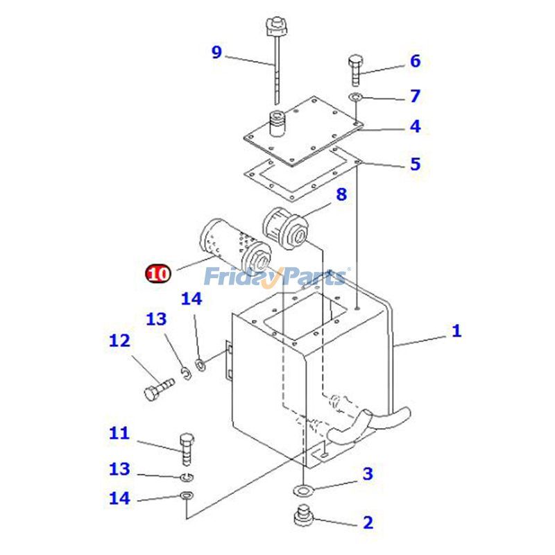Hydraulikfilter - Ersetzt Donaldson P763889für 
