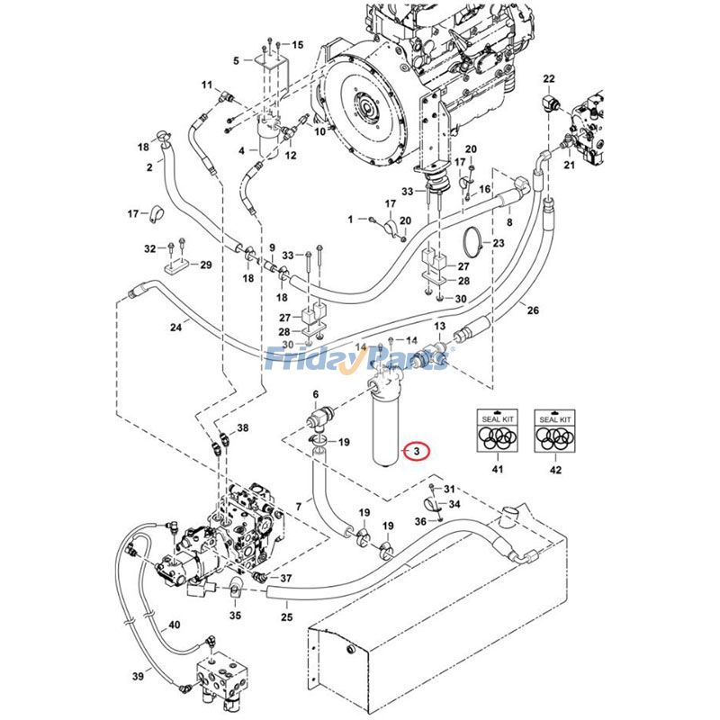 Hydraulic Filter Telescopic for Loader