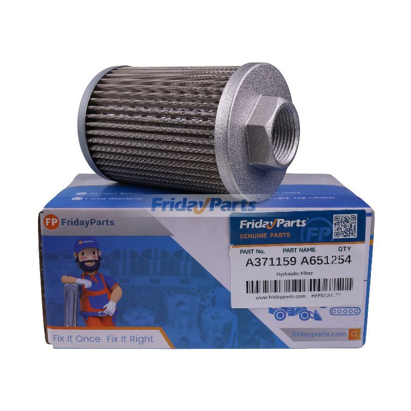 Hydraulic Filter A371159 A651254 for Doosan Daewoo Forklift D30S