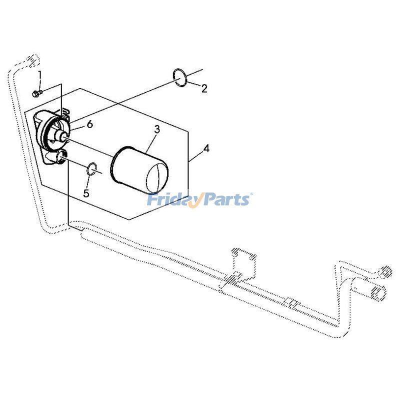 Hydraulic Oil Filter Assembly RE72823 for John Deere 1000 5055E 5076E 5085E 5204 5310S 5420 5425 5425N 5603 5605 5615 954 for less