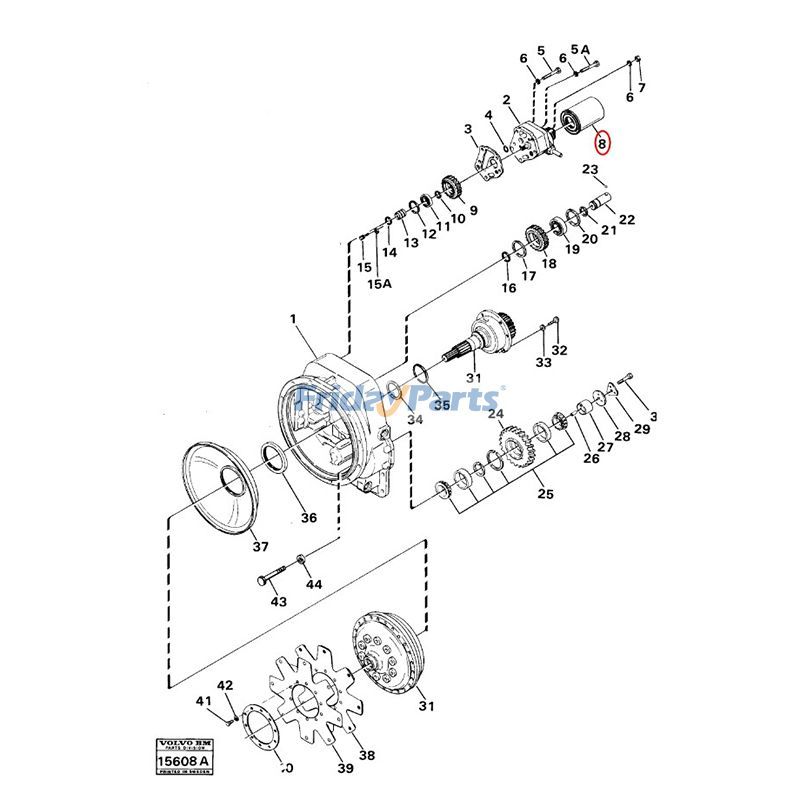 Hydraulikfilter VOE4720309 für Volvo BM Radlader 4200 4300 4400 L30für Für VOLVO