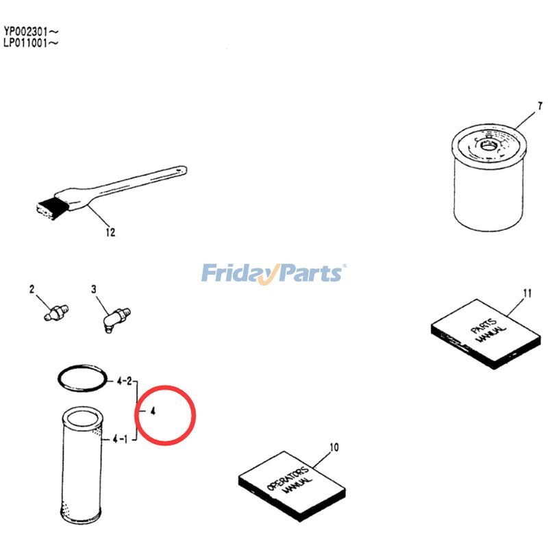 HydraulikfilterFür KOBELCO