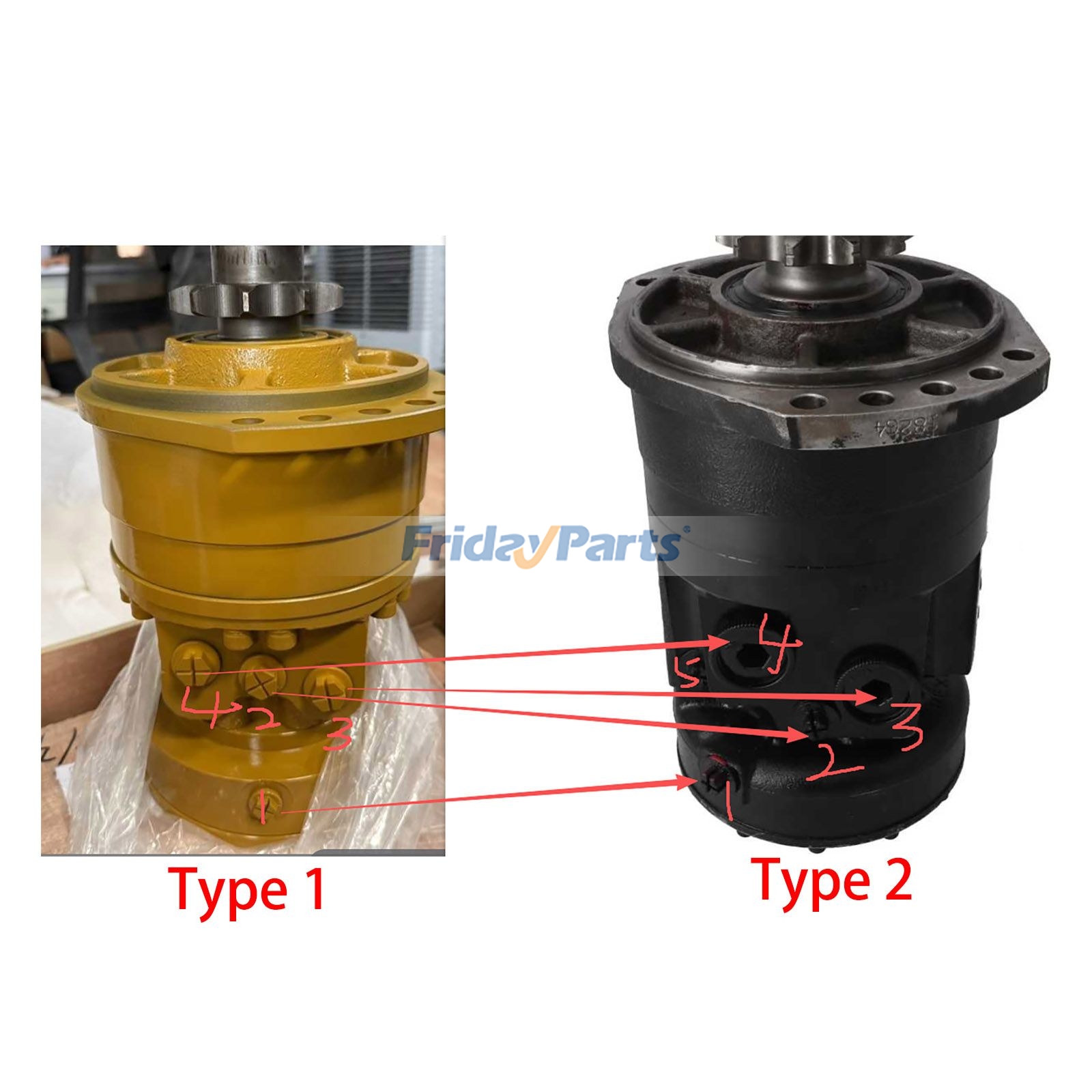 Hydraulic Final Drive Motor for Loader
