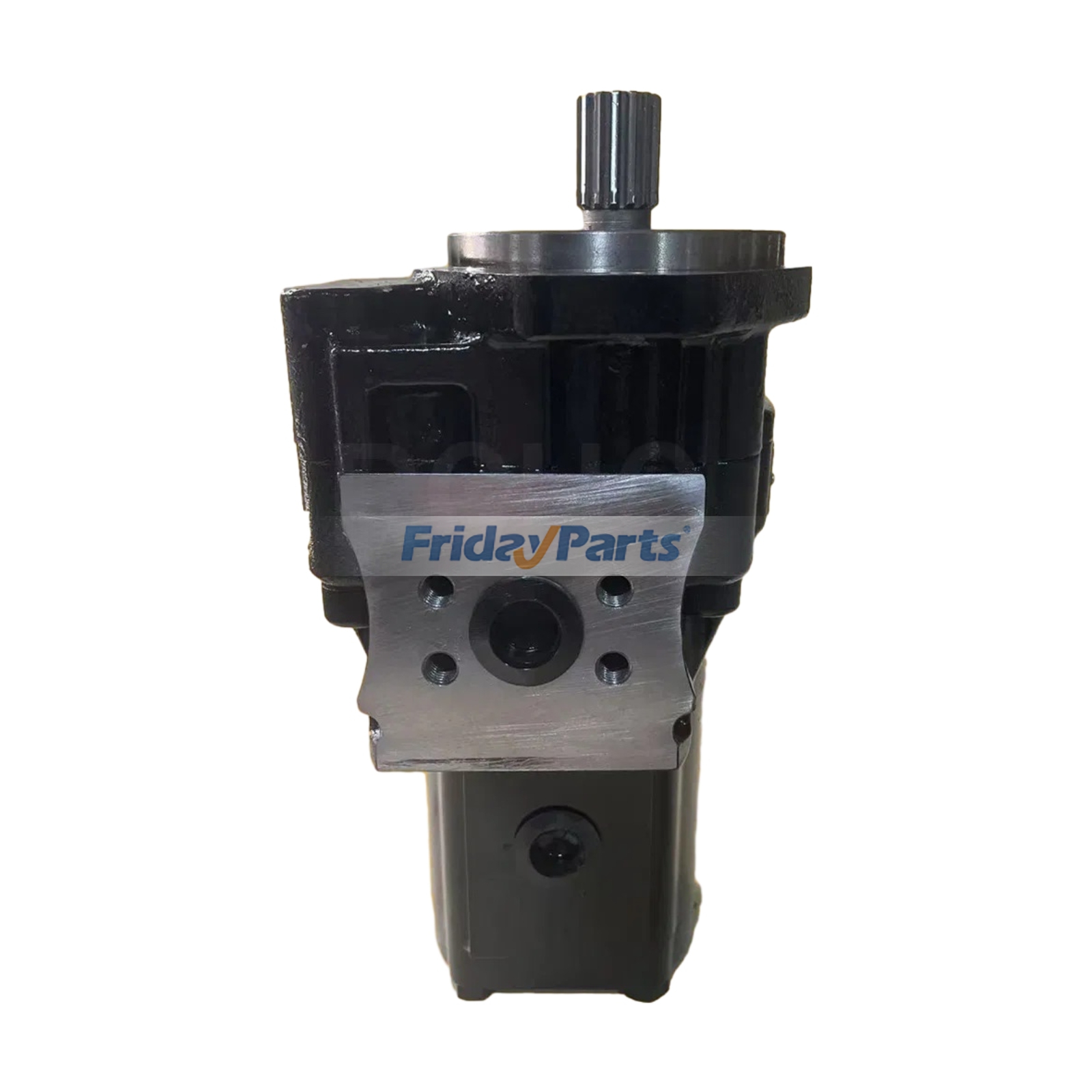 Bomba hidráulica de engrenagem 258-2553 para motor Caterpillar CAT 3044C C3.4, carregadeira 246C, 256C, 262C, 262C2, 277C, 277C2, 279C, 279C2, 287C, 287C2 e 289C.