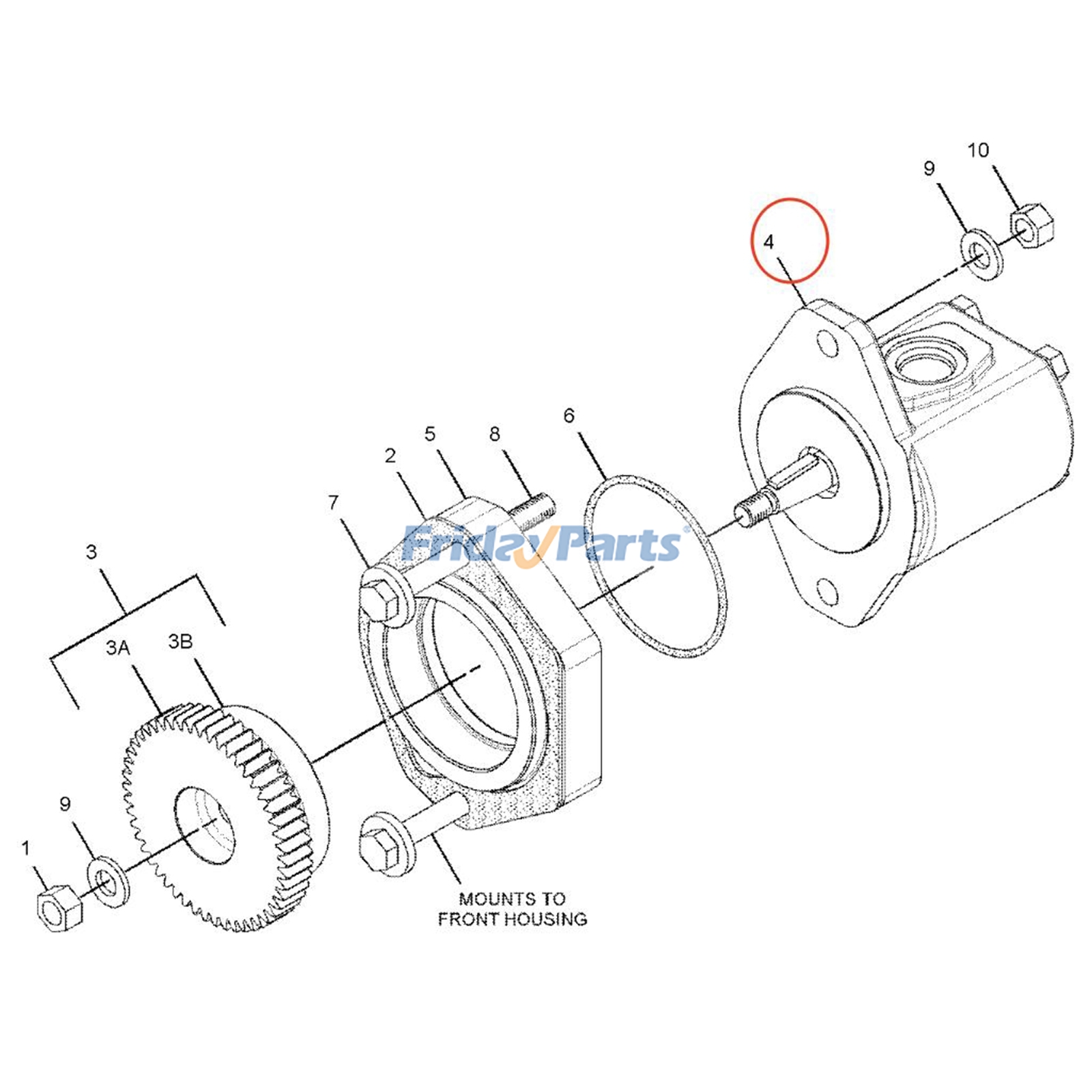 Hydraulic Gear Pump for Engine,Excavator
