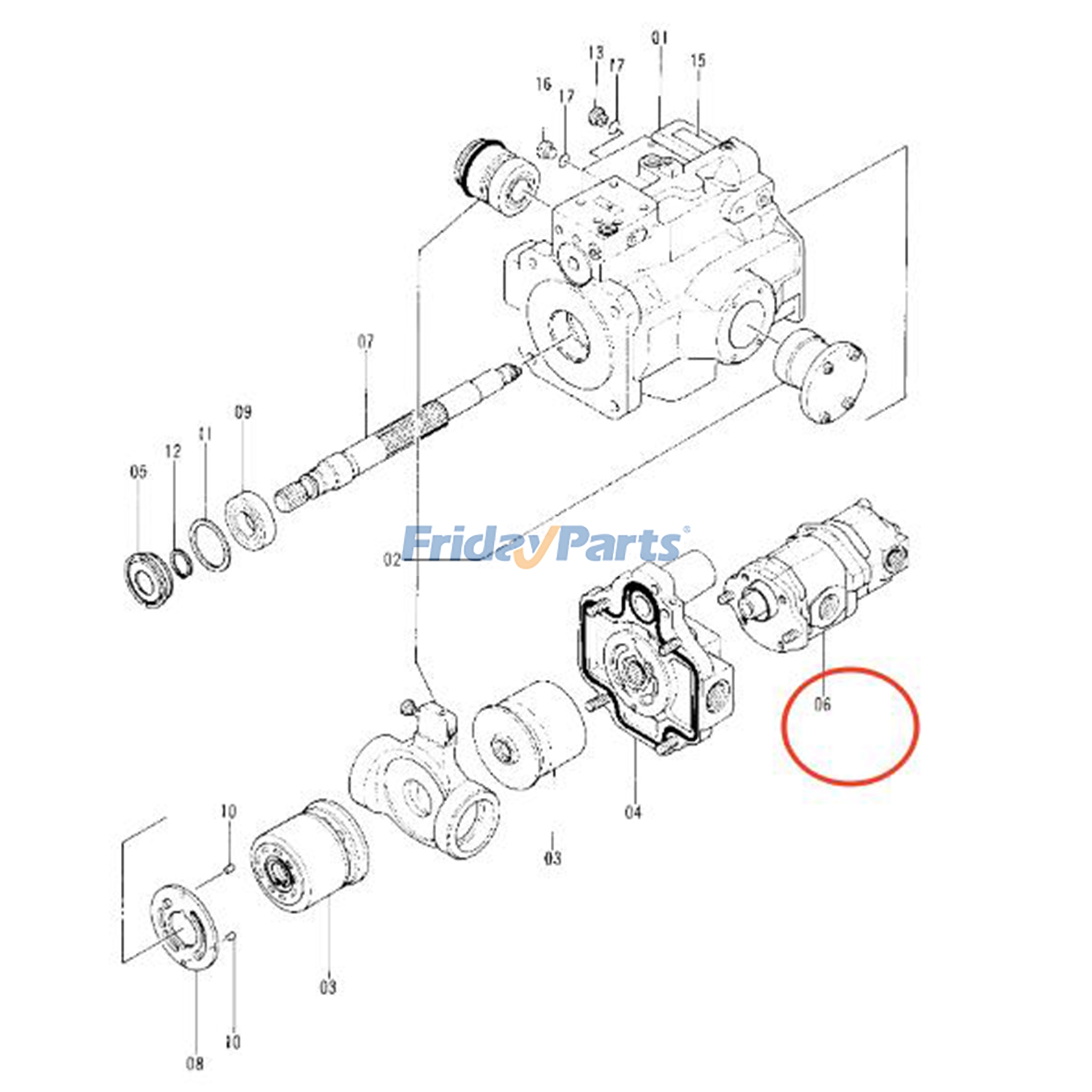 Hydraulic Gear Pump for Excavator