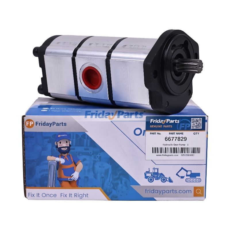 Hydraulic Gear Pump 6677829 for Bobcat Excavator 320 322 323 320D 322G