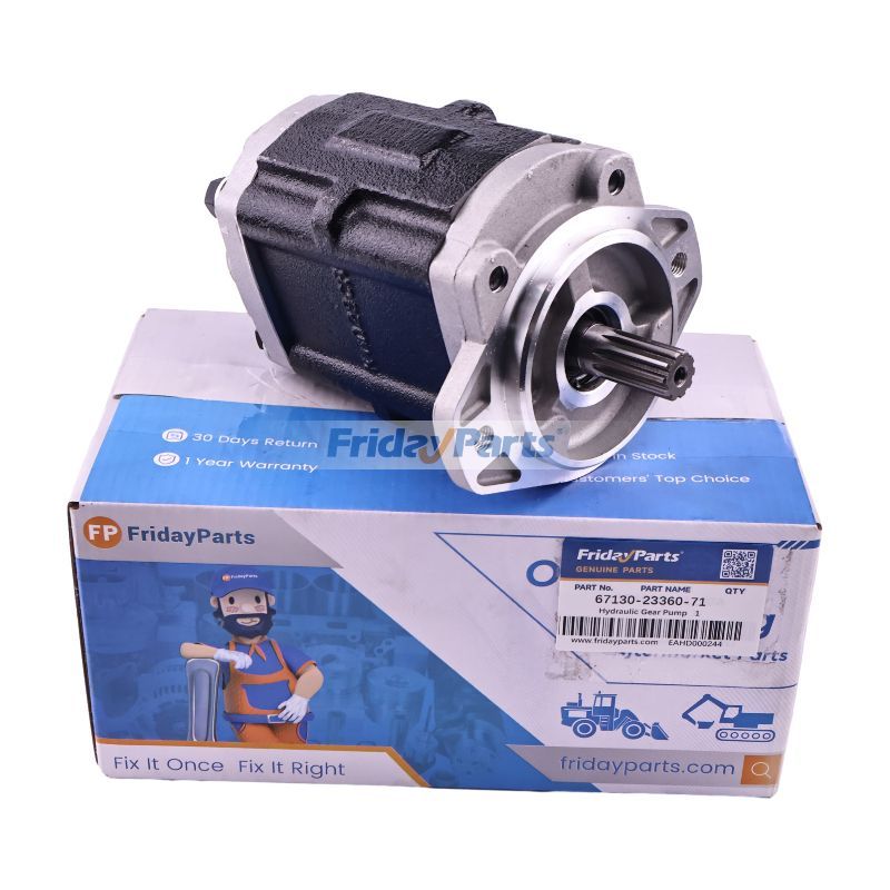 フォークリフト用油圧ギアポンプ 67130-23360-71 02-7FDK20 02-7FDK25 02-7FDK30 60-7FD20 60-7FD25 60-7FD30 62-7FD20