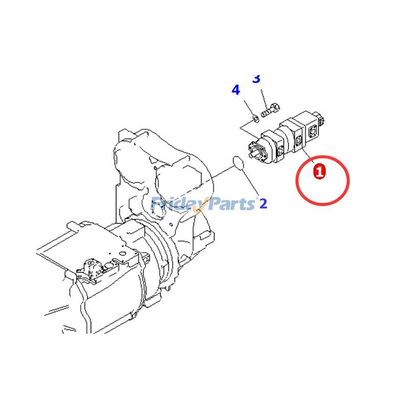 ローダー 油圧ギアポンプホイール