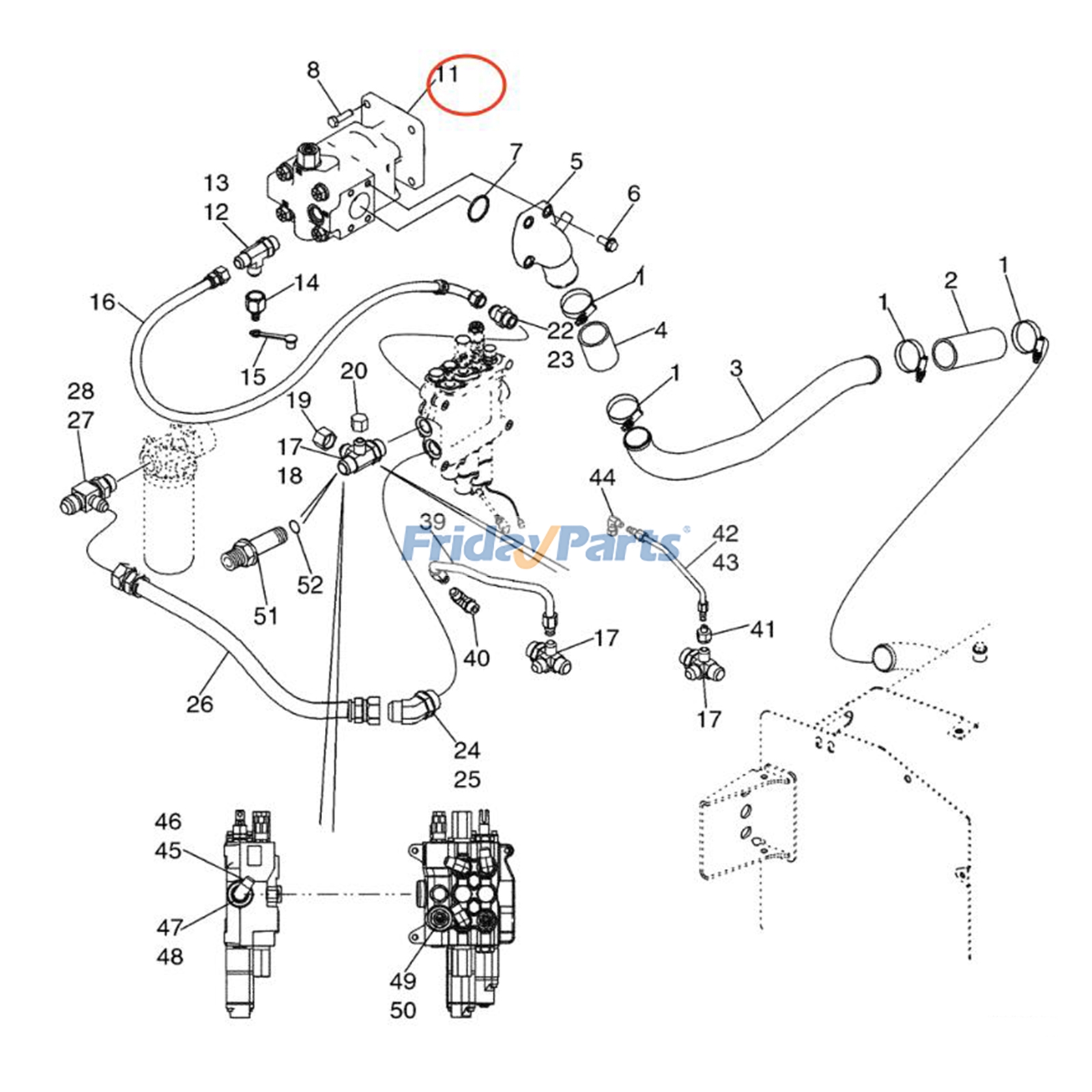 Loader Hydraulic Gear Pump