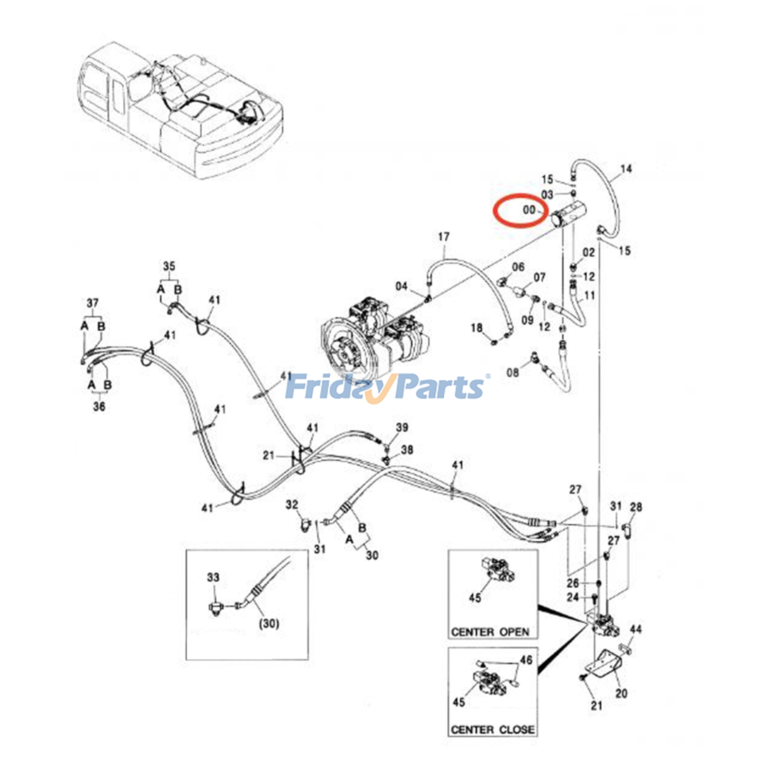 Bomba hidráulica de engranajes 9218031 para excavadora Hitachi ZAXIS330 ZX350H-3 ZX130 ZX225USR ZAXIS120 Para HITACHI,Para OTRA MARCA