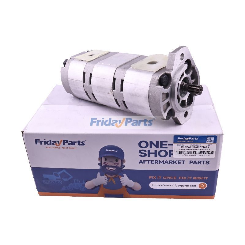 Yuchai 掘削機 YC15-7 用油圧ギアポンプ CBJ25-F08/08/03A1K